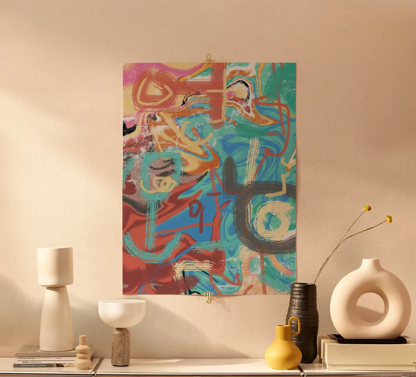 chaotic colors poster da Little Dean