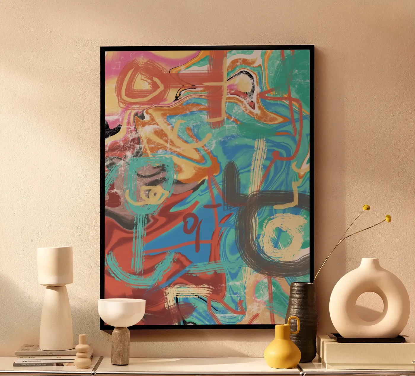 chaotic colors poster da Little Dean