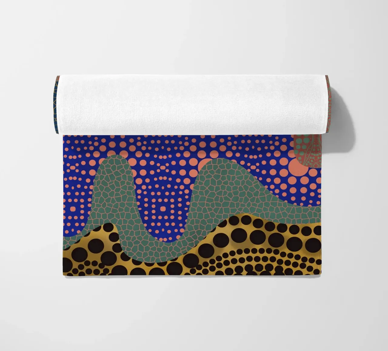 Mosaico organico telo mare da Little Dean