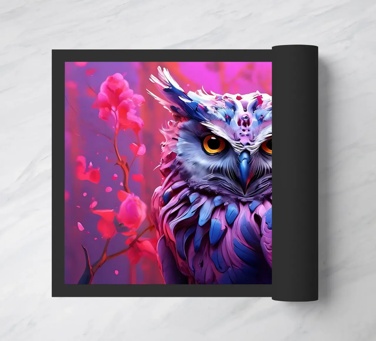 Gufo_stile_H_1 zerbino da Tierisch bunt by LK