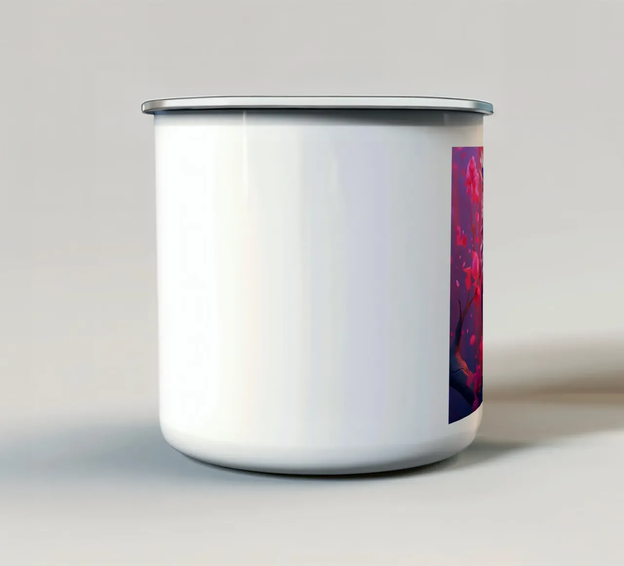Gufo_stile_H_1 tazza in smalto da Tierisch bunt by LK