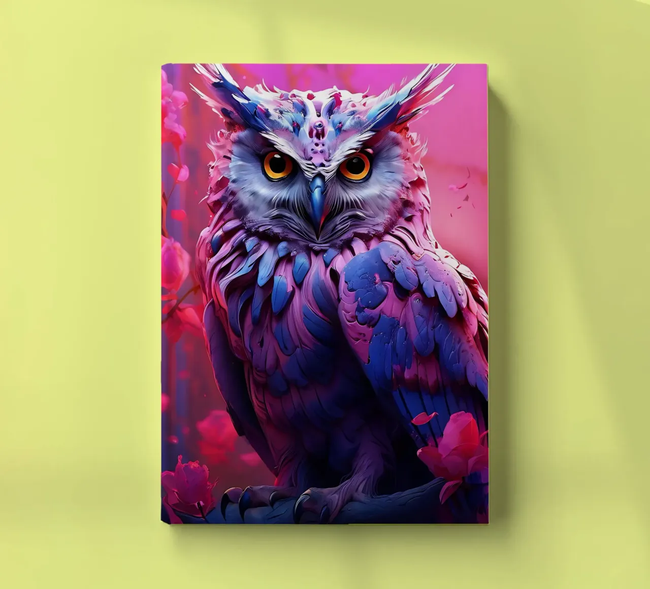 Owl_style_H_1 notebook by Tierisch bunt by LK