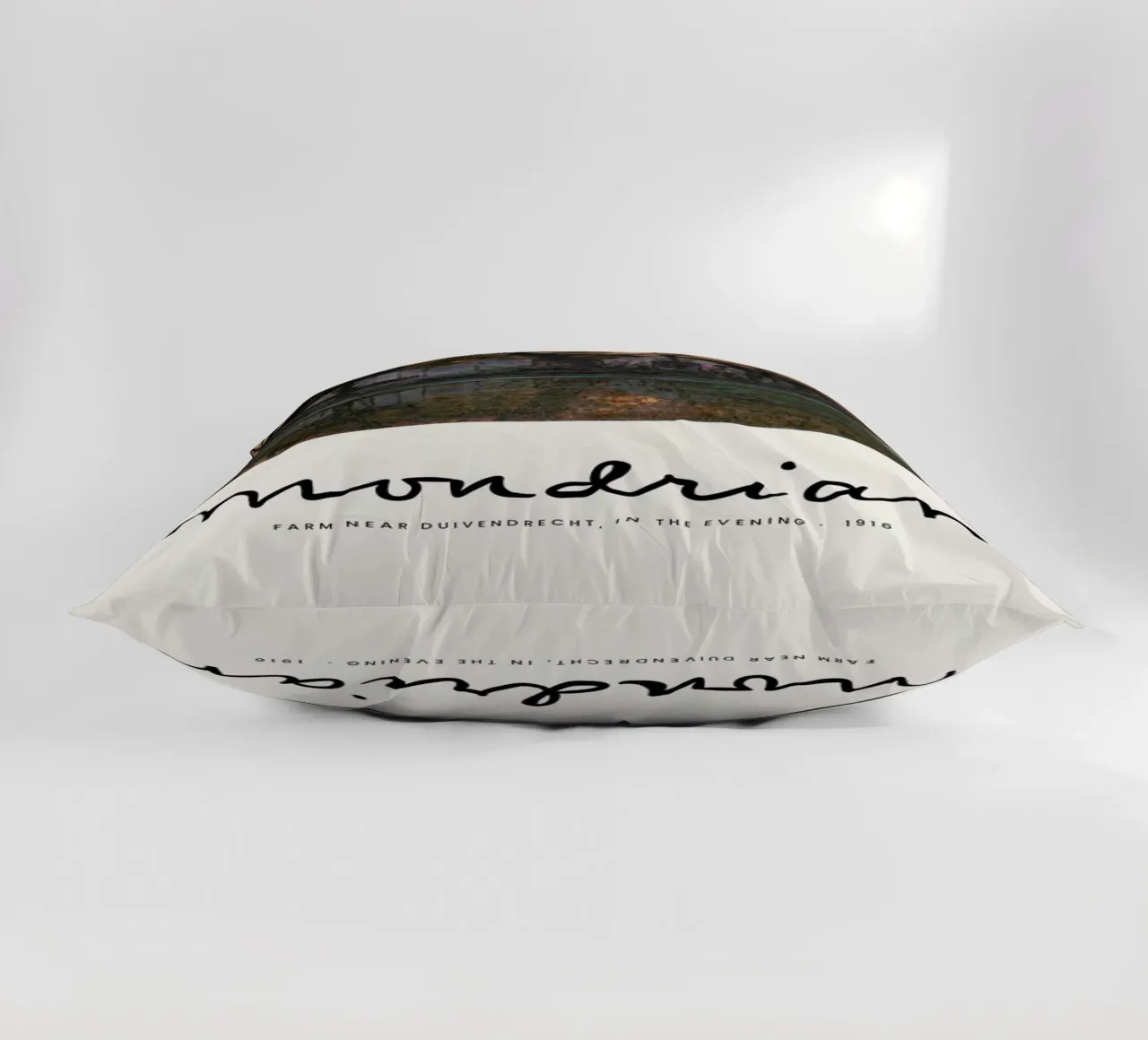 Mondrian – Signed Farm in the Evening cuscino da Vintage by JUNIQE