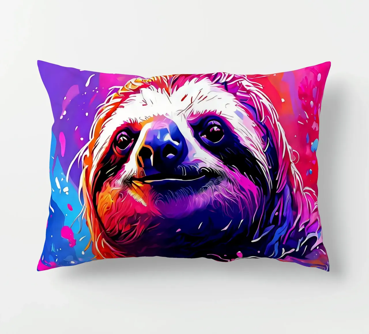 Bradipo_Stile_H_1 cuscino da Tierisch bunt by LK