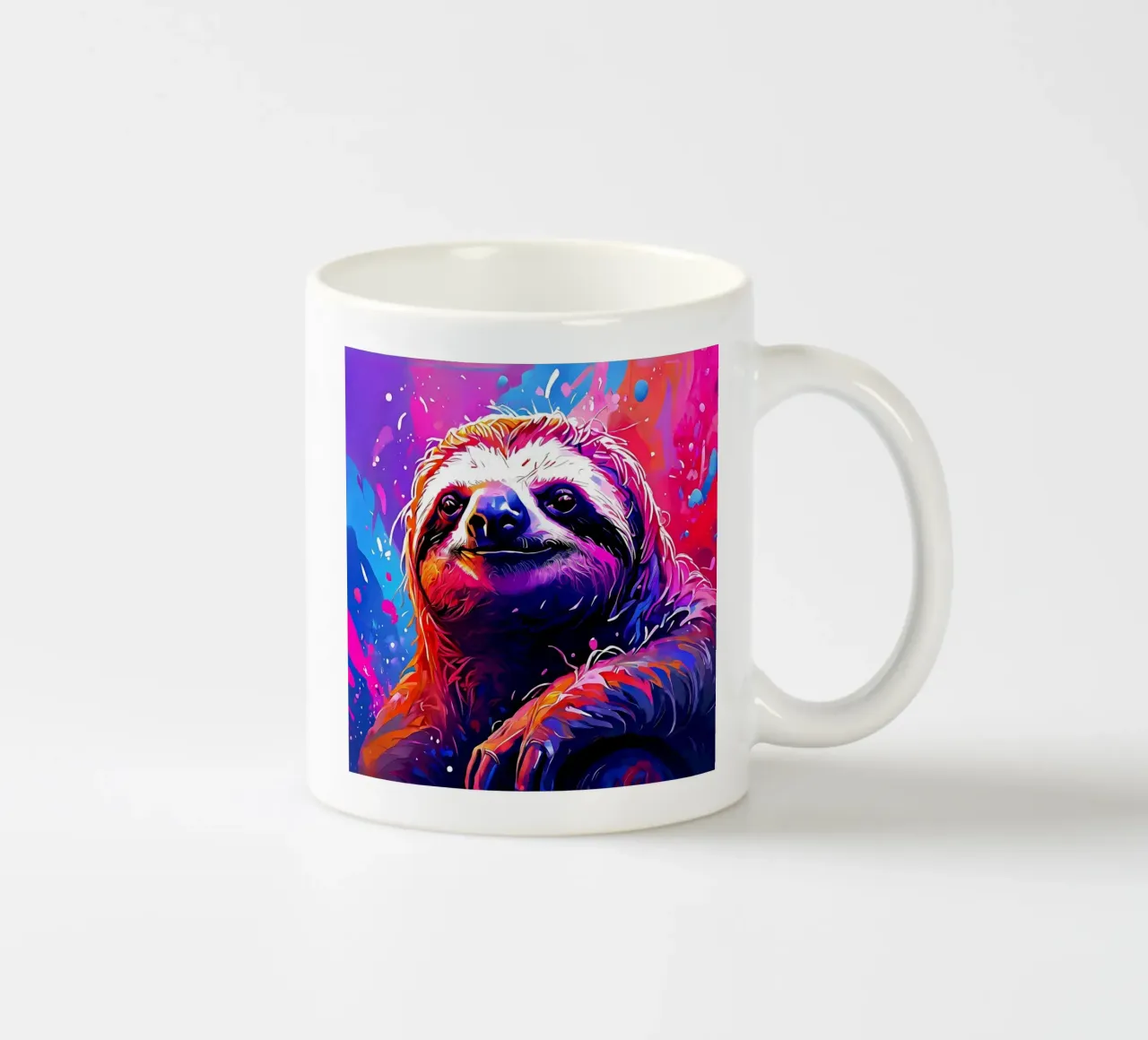 Bradipo_Stile_H_1 tazza in ceramica da Tierisch bunt by LK