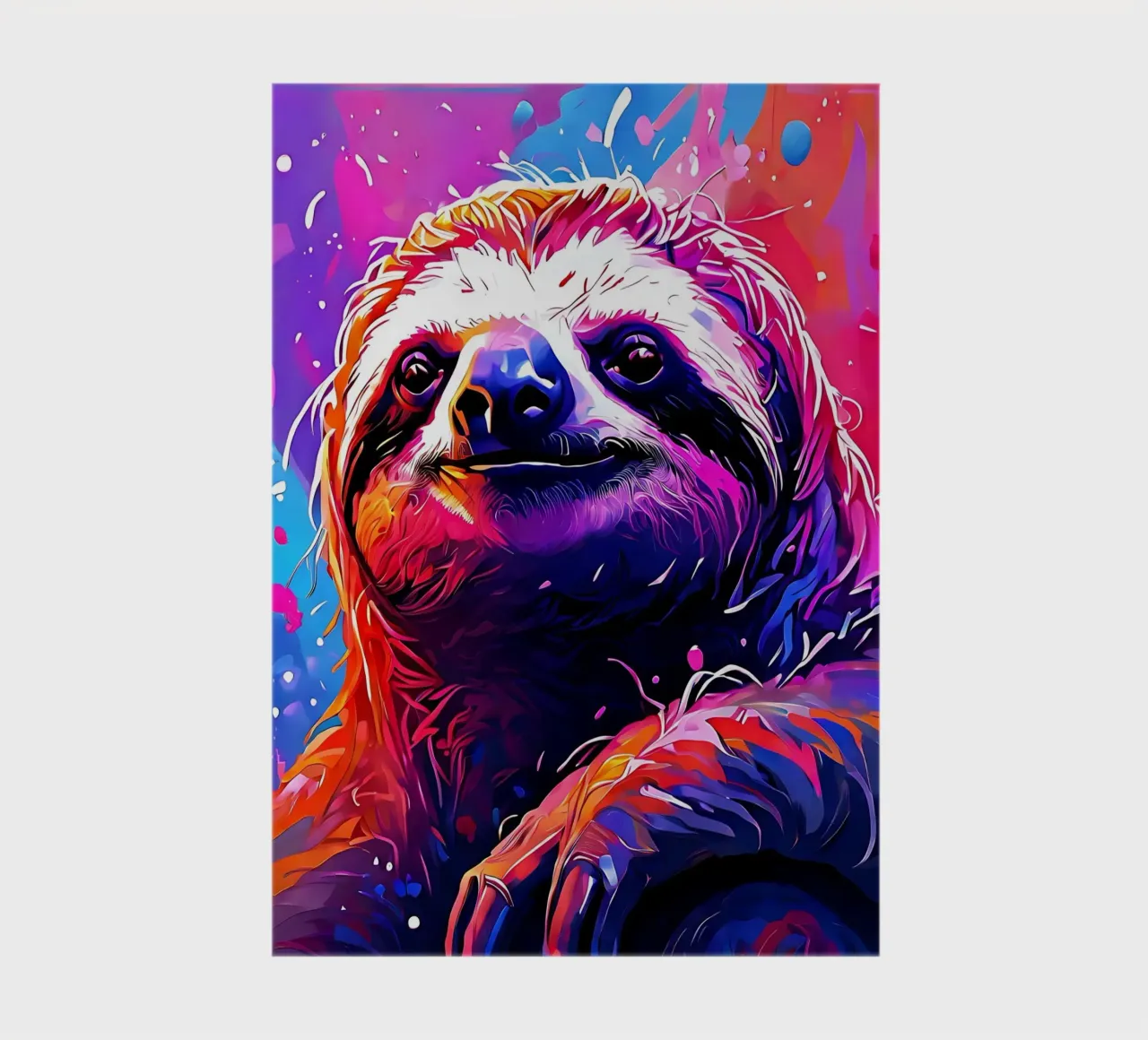 Sloth_Style_H_1 notebook by Tierisch bunt by LK