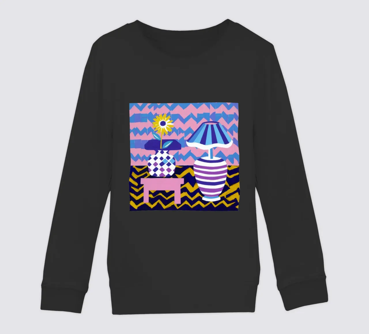 Lampada con vaso a zig-zag felpa bambino da Pale Aura