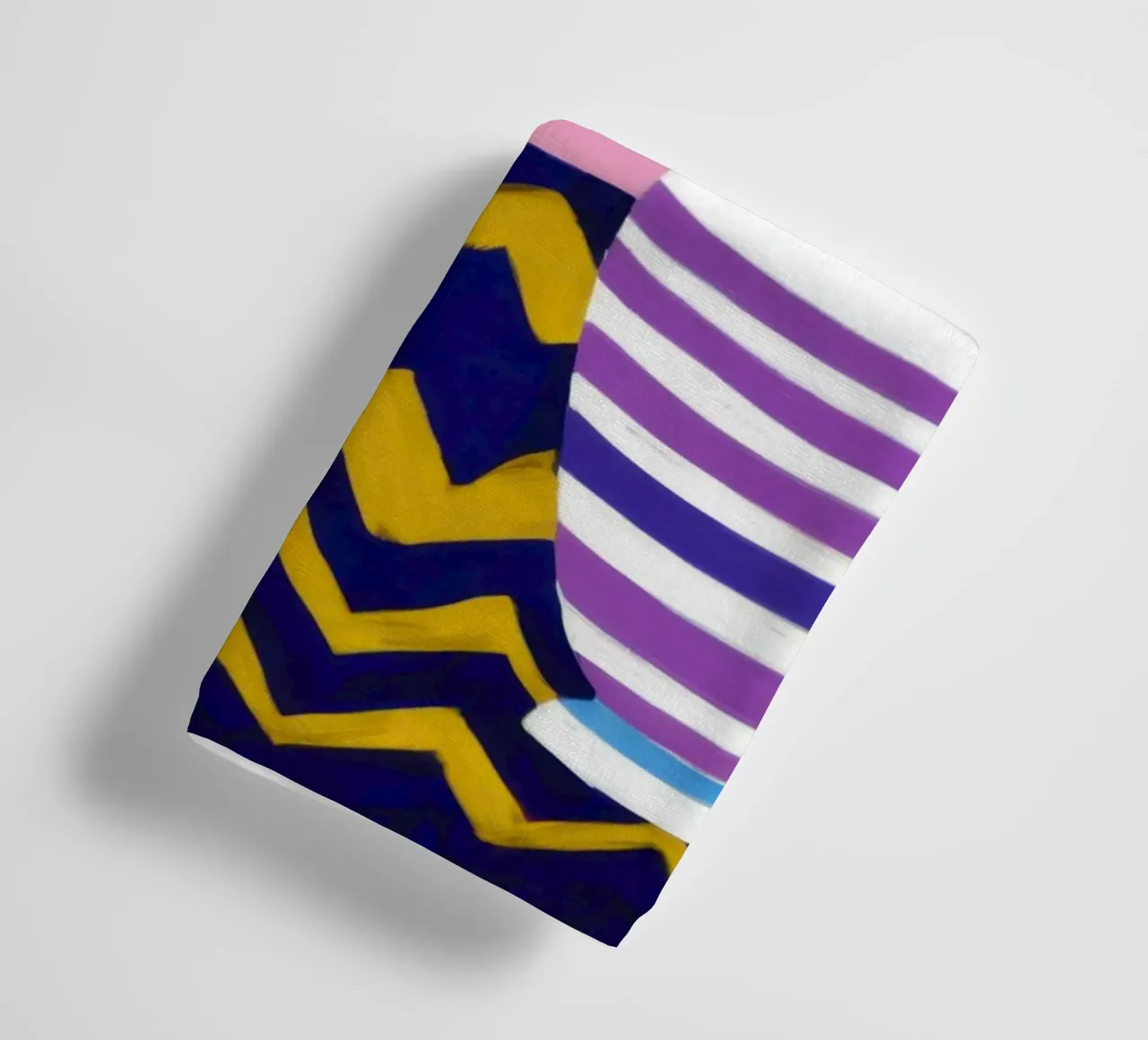 Lampada con vaso a zig-zag asciugamano da bagno da Pale Aura