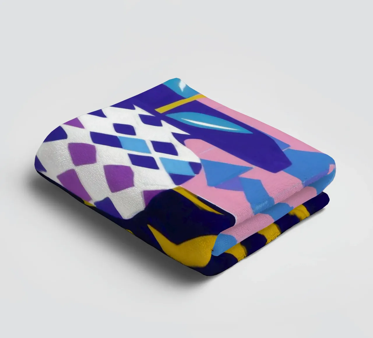 Lampada con vaso a zig-zag asciugamano da bagno da Pale Aura