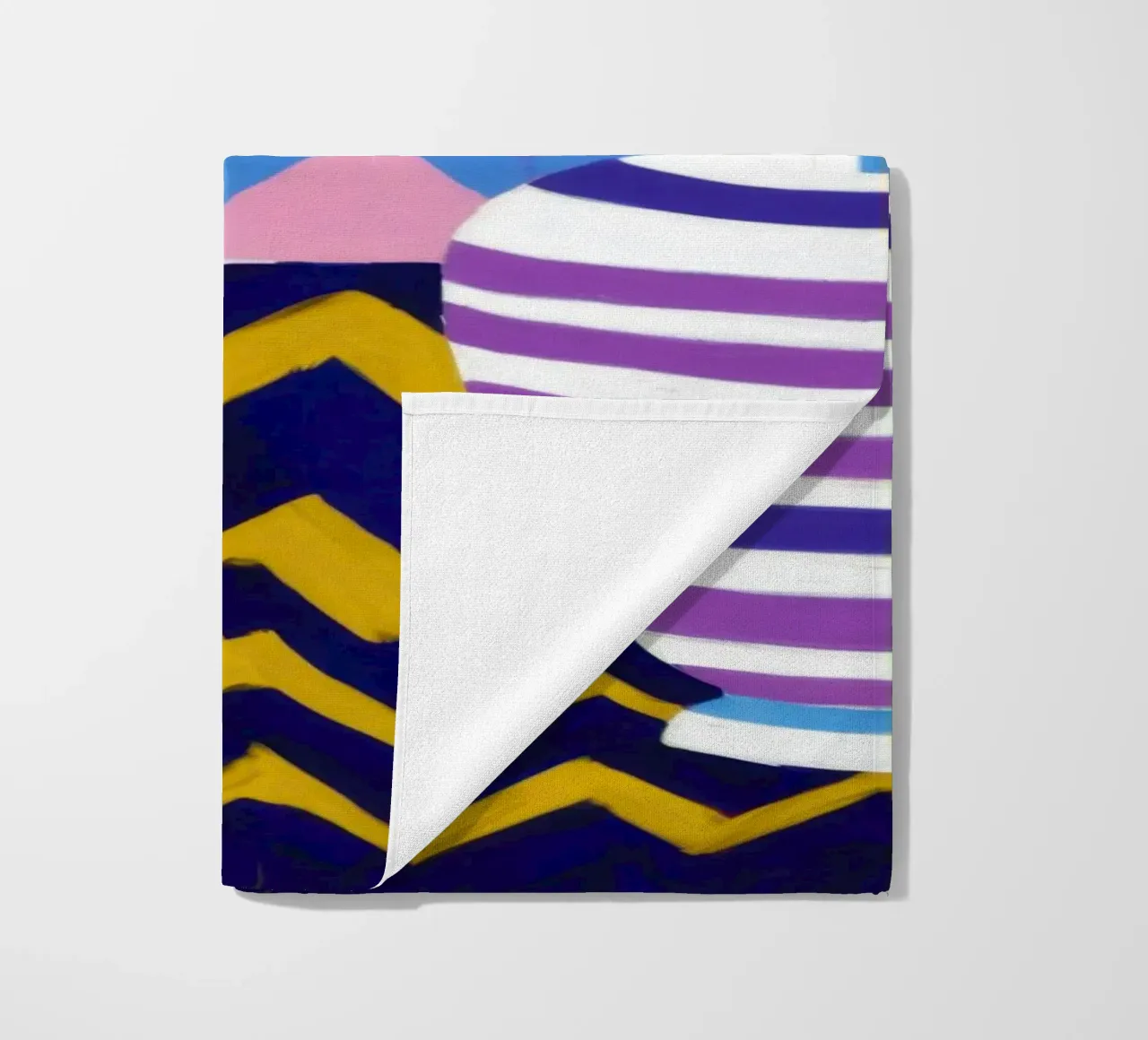 Lampada con vaso a zig-zag telo mare da Pale Aura