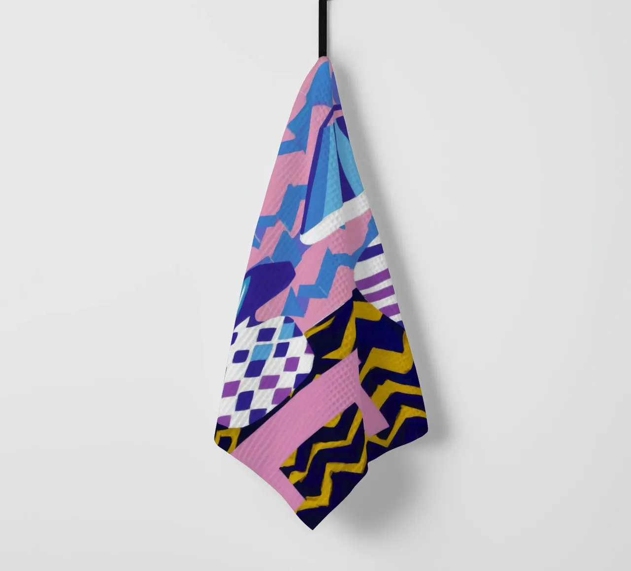 Lampada con vaso a zig-zag canovaccio da cucina da Pale Aura