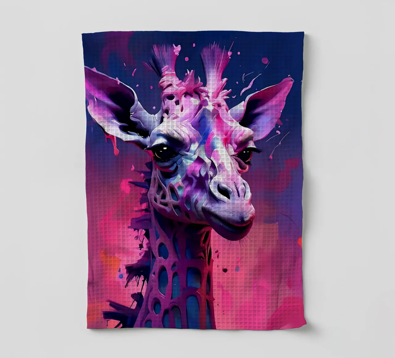 Girafe_Style_H_1 torchon de Tierisch bunt by LK