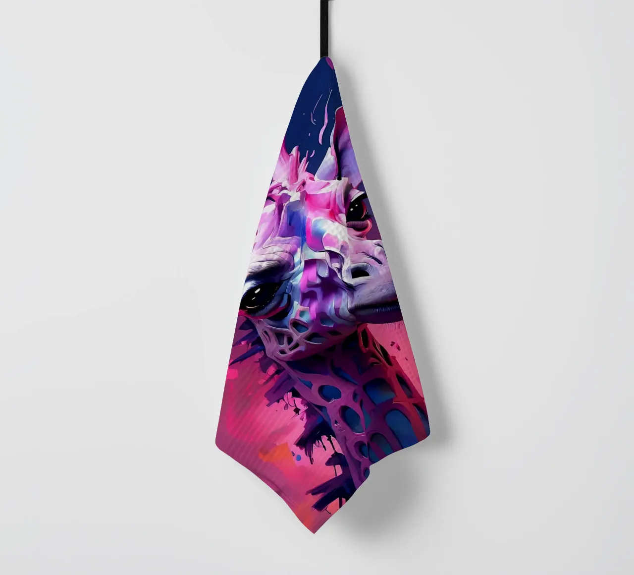 Girafe_Style_H_1 torchon de Tierisch bunt by LK