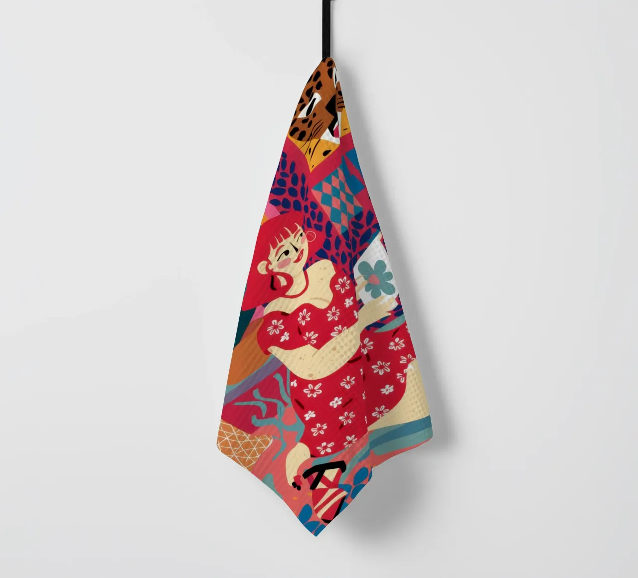 Tarots de lecture du léopard torchon de Pale Aura