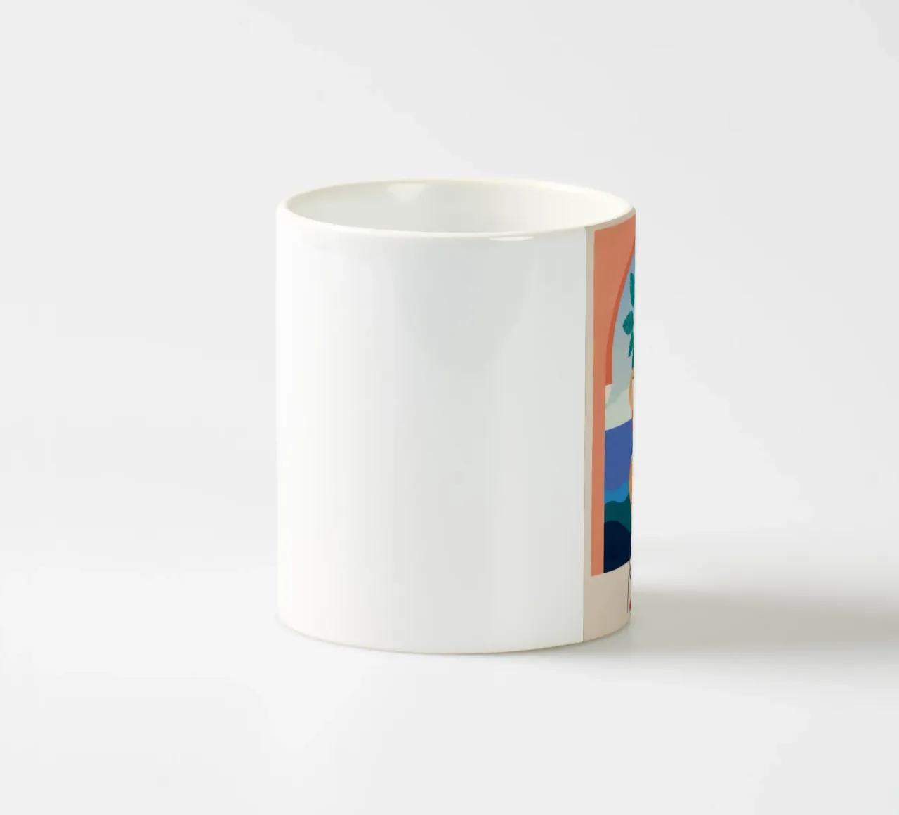 Ragazzo con gatto nero tazza in ceramica da Pale Aura
