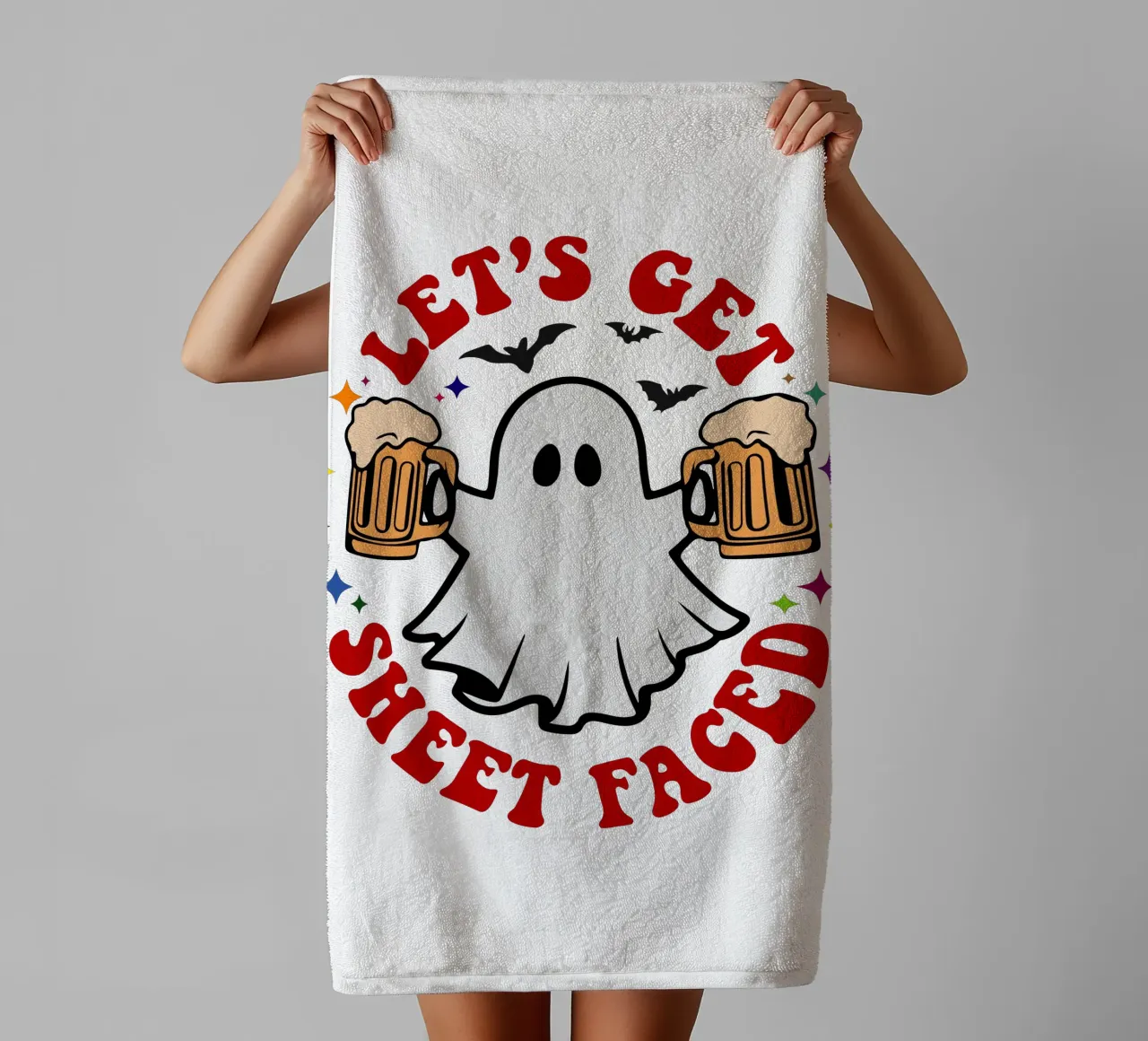lets get sheet faced towel by onetime