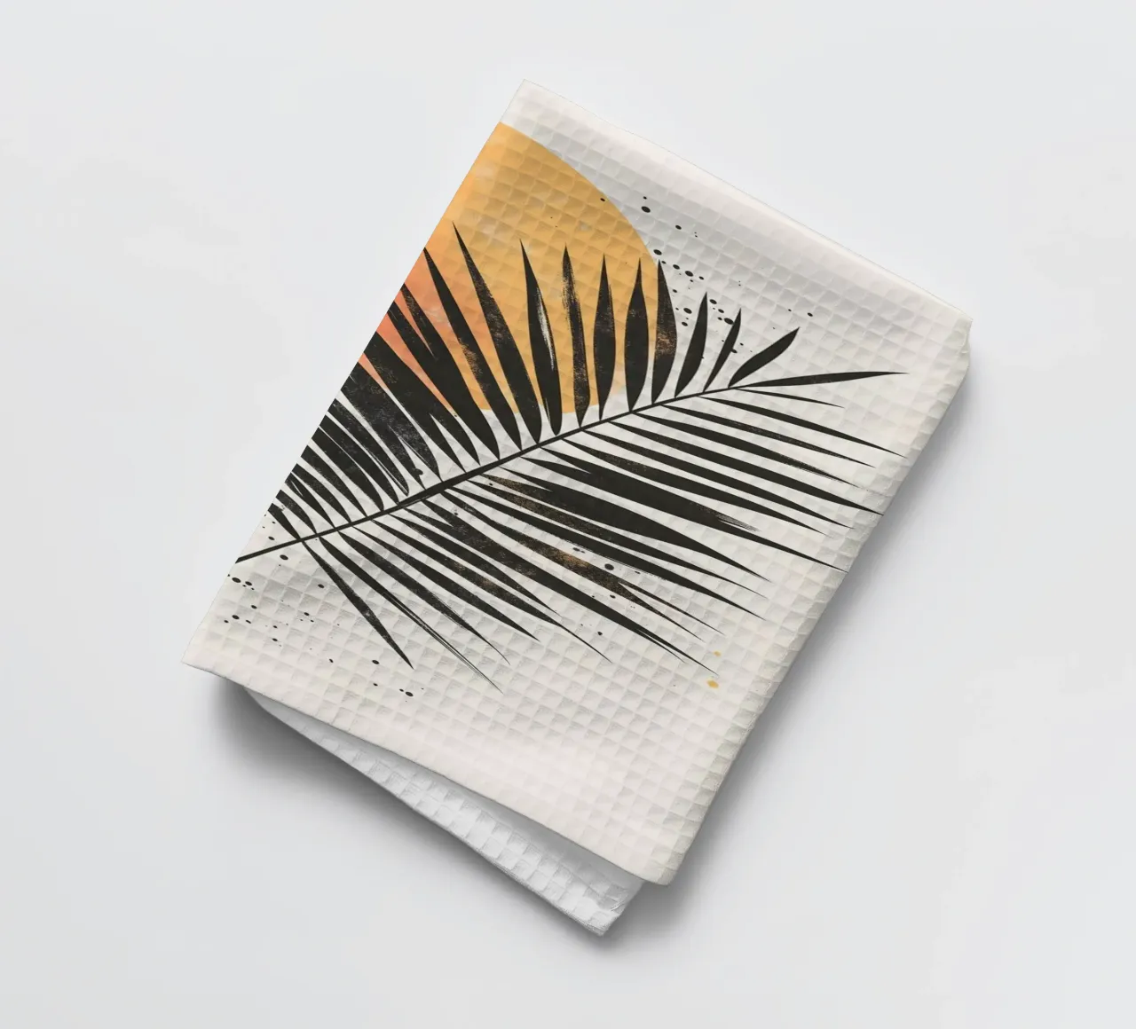Palmier-éventail art moderne torchon de Studio Verde