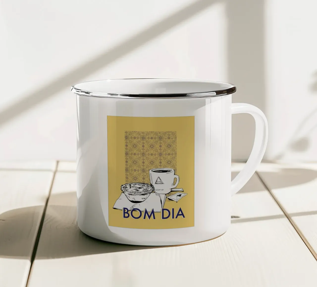Bom Dia Drink tazza in smalto da Cocktail Drink