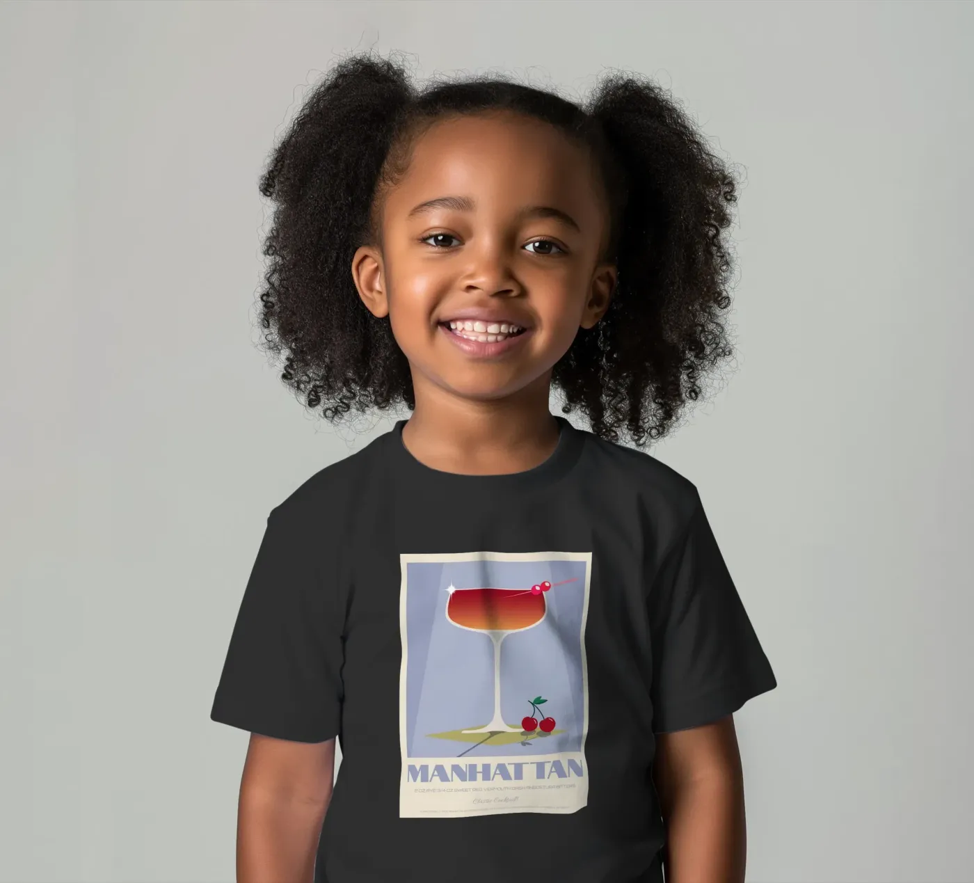 Sciroppo Manhattan t-shirt bambini da Cocktail Drink