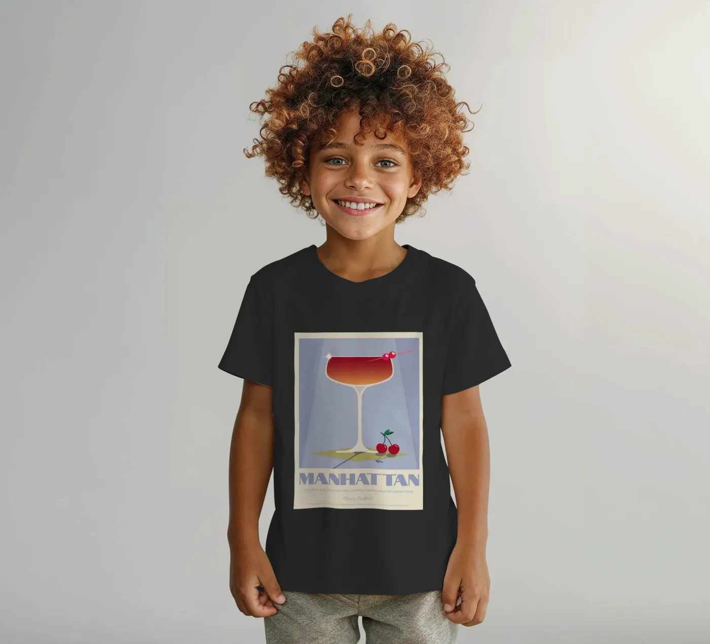 Sciroppo Manhattan t-shirt bambini da Cocktail Drink