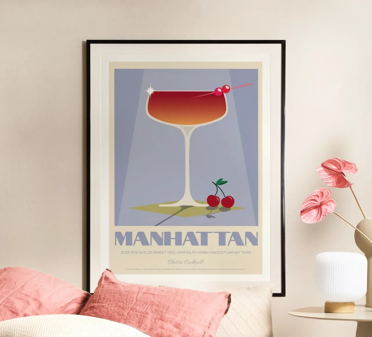 Sciroppo Manhattan poster da Cocktail Drink
