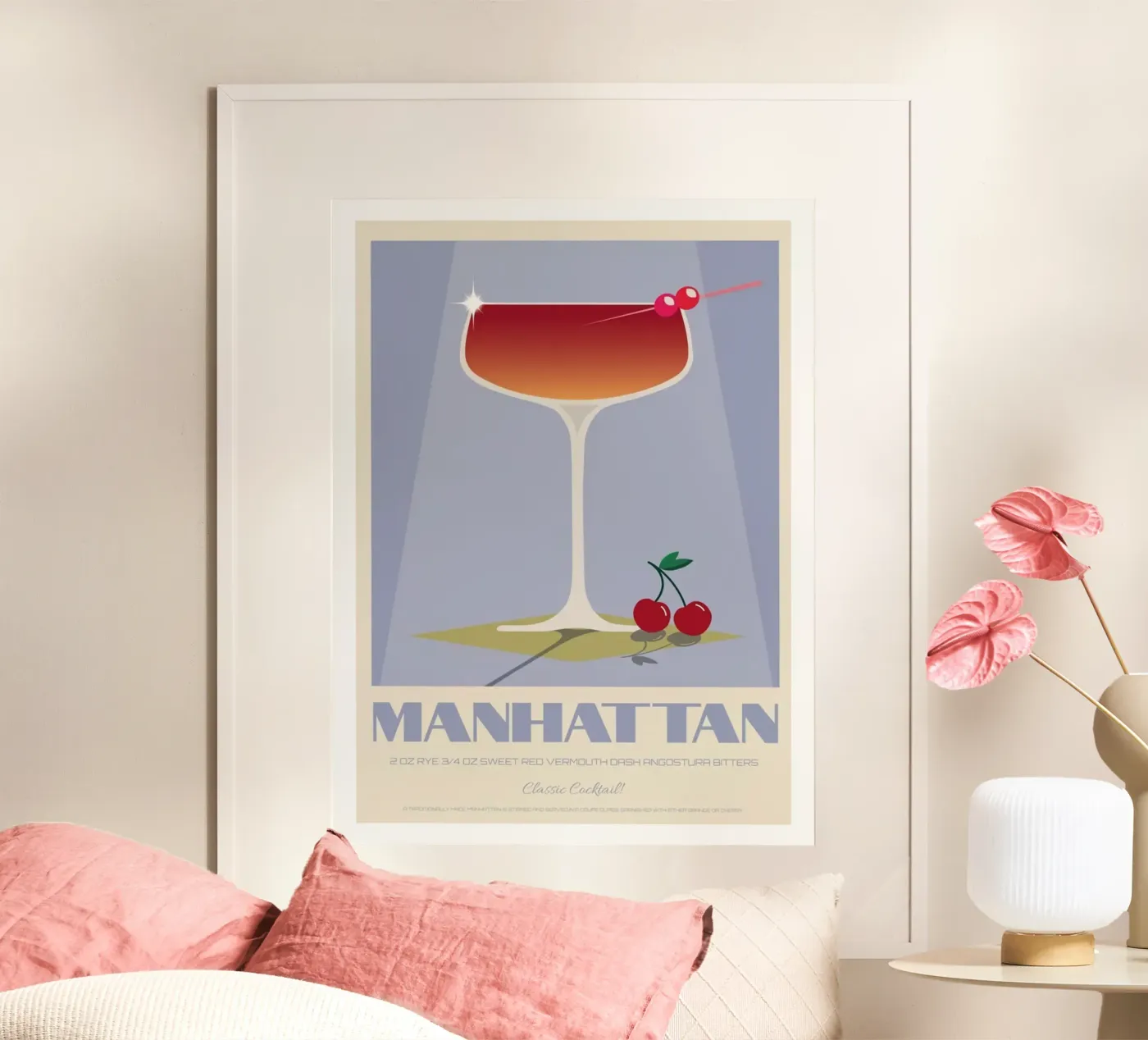 Sciroppo Manhattan poster da Cocktail Drink