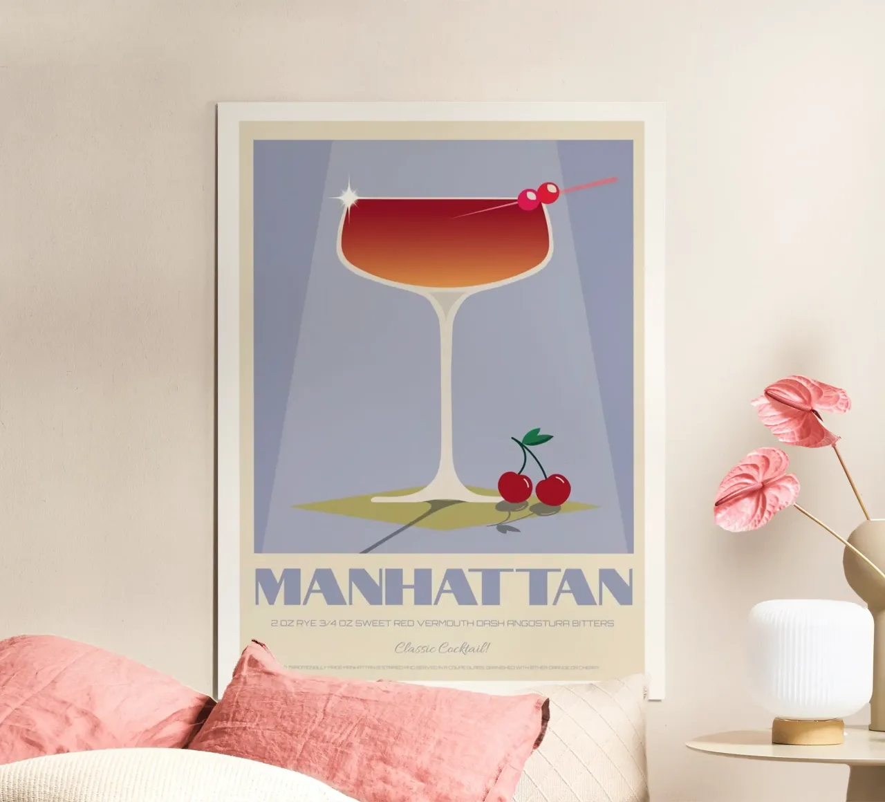 Sciroppo Manhattan poster da Cocktail Drink