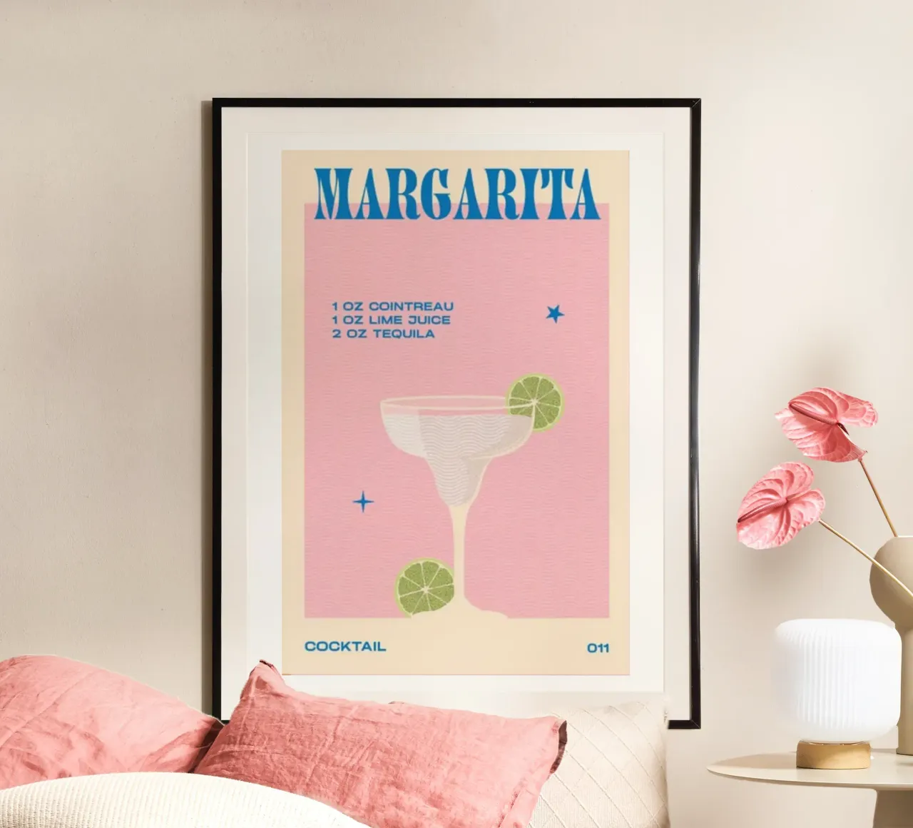 Sciroppo per cocktail Margarita poster da Cocktail Drink