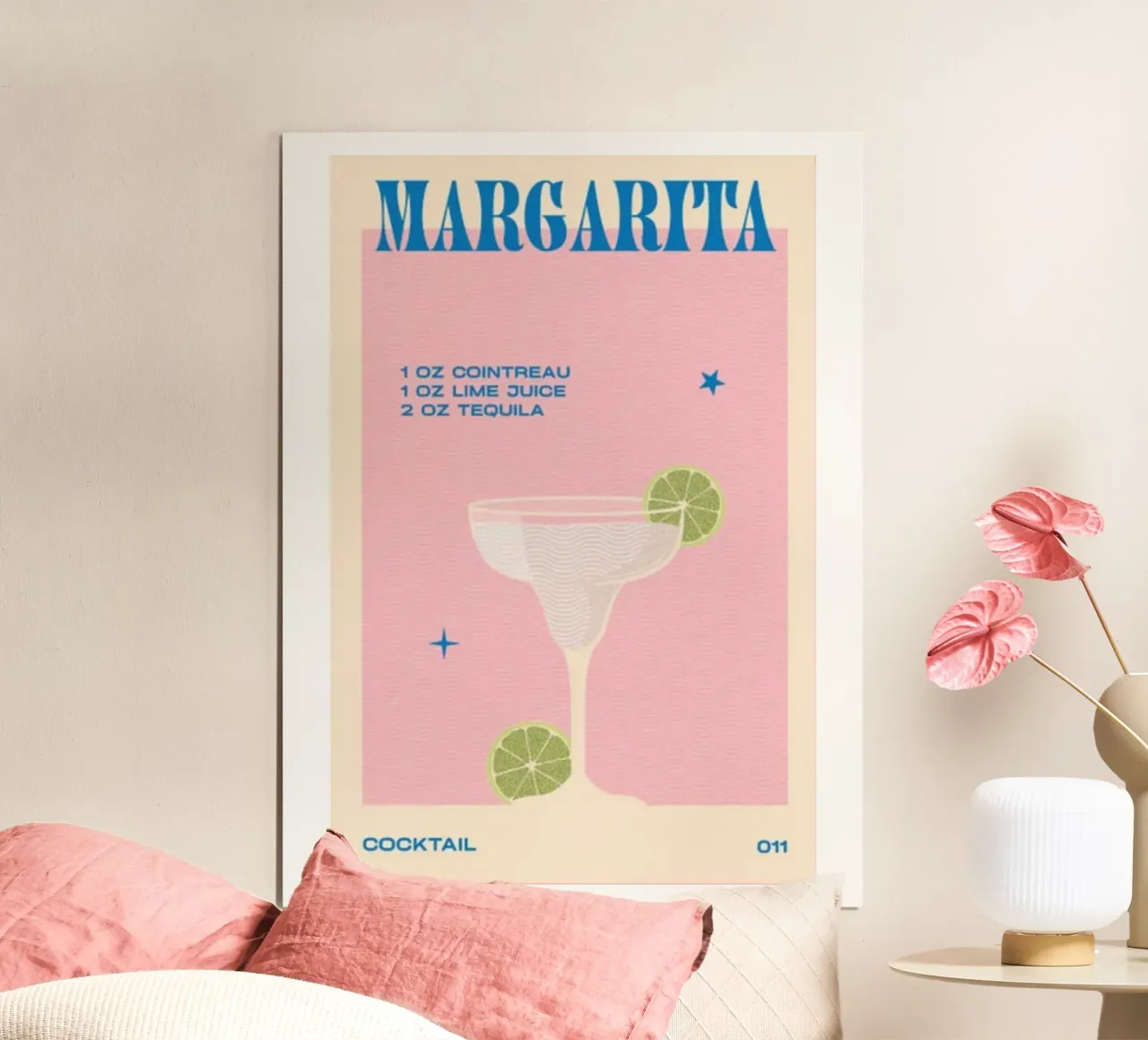Sciroppo per cocktail Margarita poster da Cocktail Drink