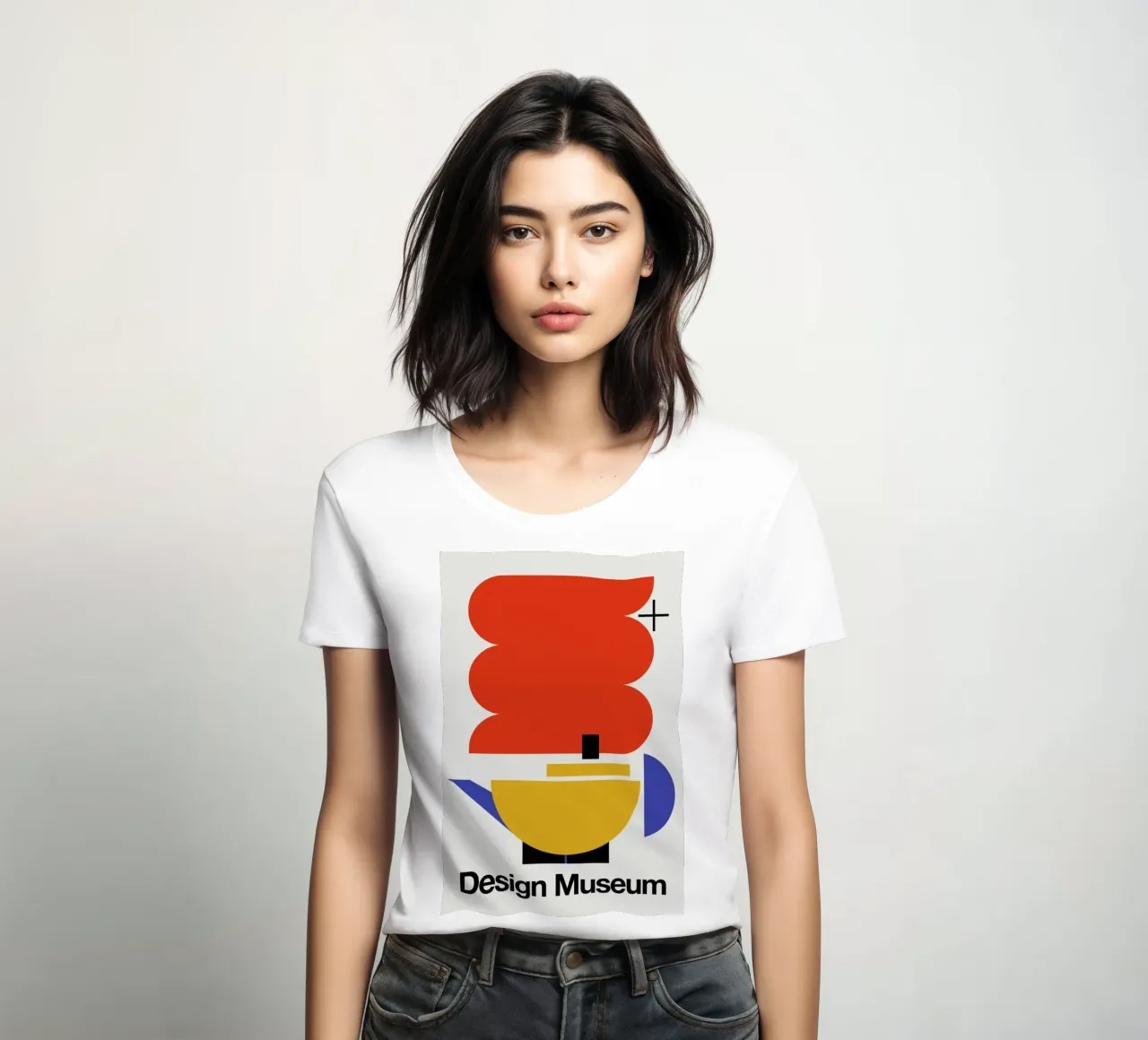 Design Museum women's fitted t-shirt by Bo Lundberg