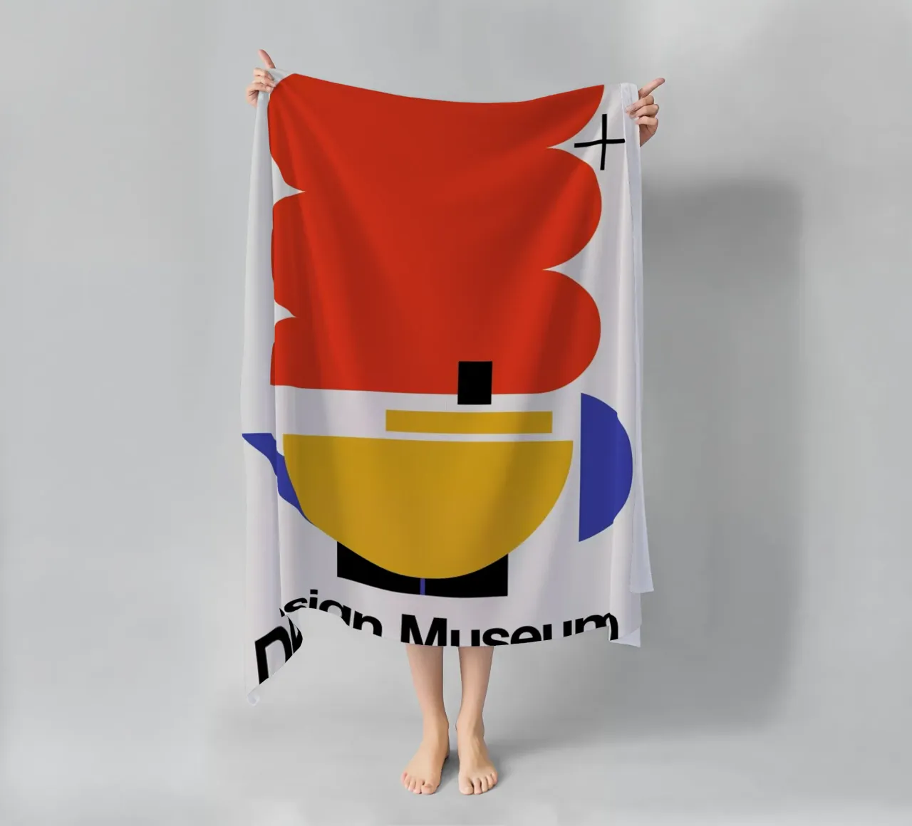Design Museum beach towel by Bo Lundberg