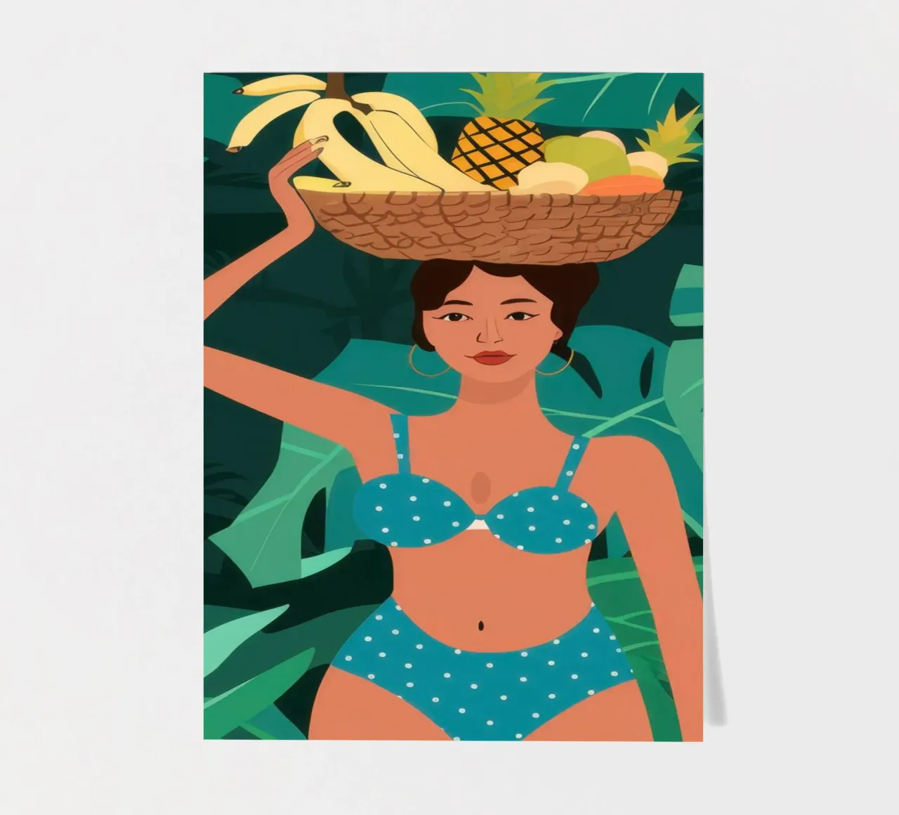 Banane Bikini Babe Stickerbogen von Pale Aura