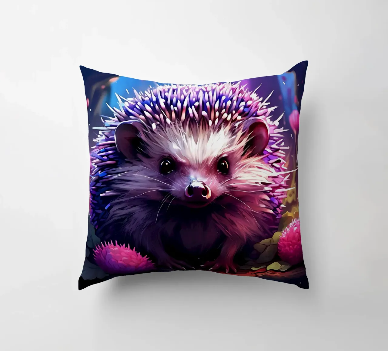 Hedgehog_style_H_1 decorative cushion by Tierisch bunt by LK