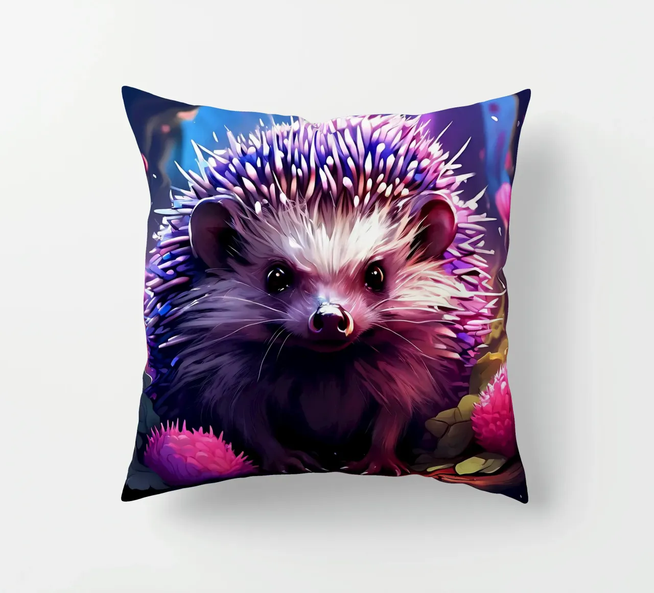 Hedgehog_style_H_1 decorative cushion by Tierisch bunt by LK