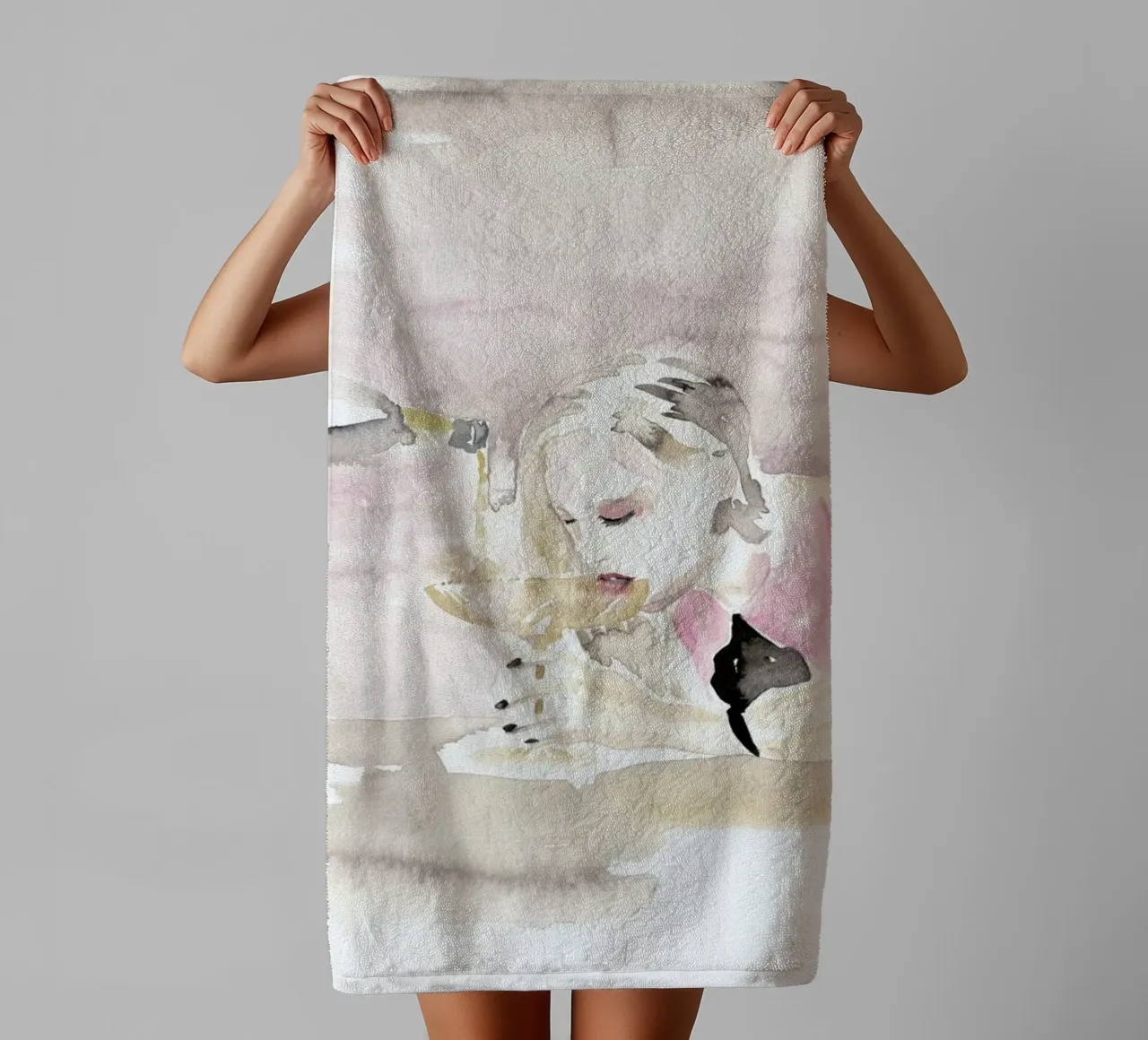 You Called My Name asciugamano da bagno da Victoria Verbaan