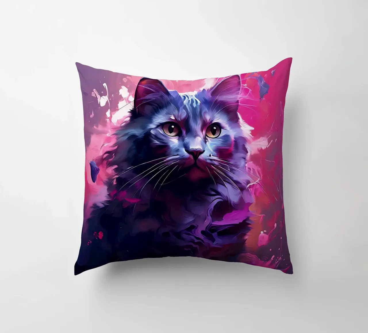 Stile_gatto_H_1 cuscino da Tierisch bunt by LK