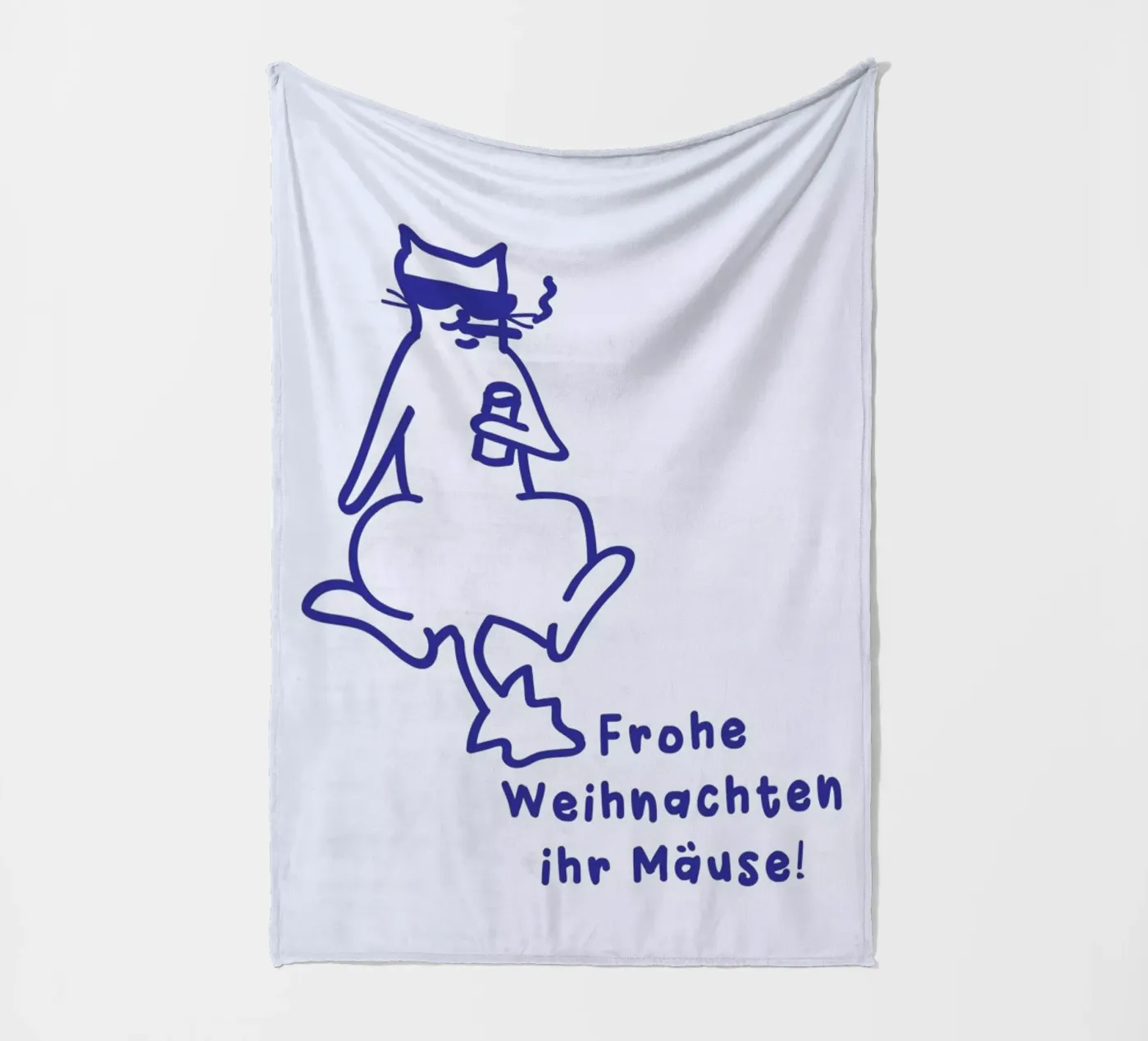 Cat Fleecedecke von XOXO Arte