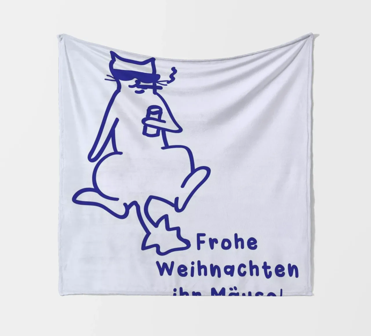 Cat Fleecedecke von XOXO Arte