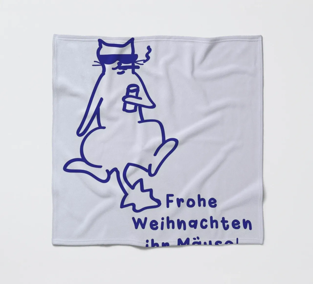 Cat Fleecedecke von XOXO Arte