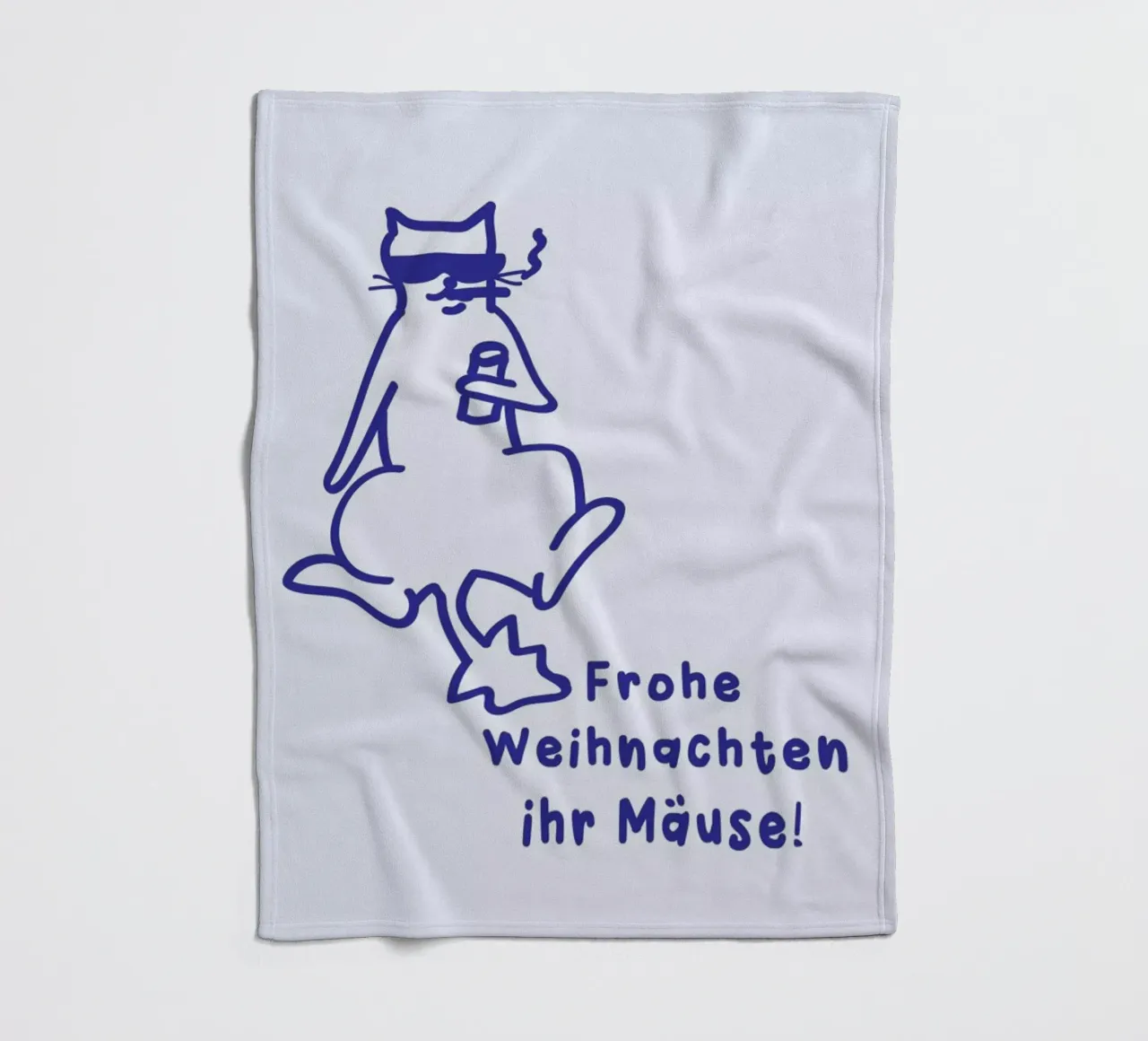 Cat Fleecedecke von XOXO Arte