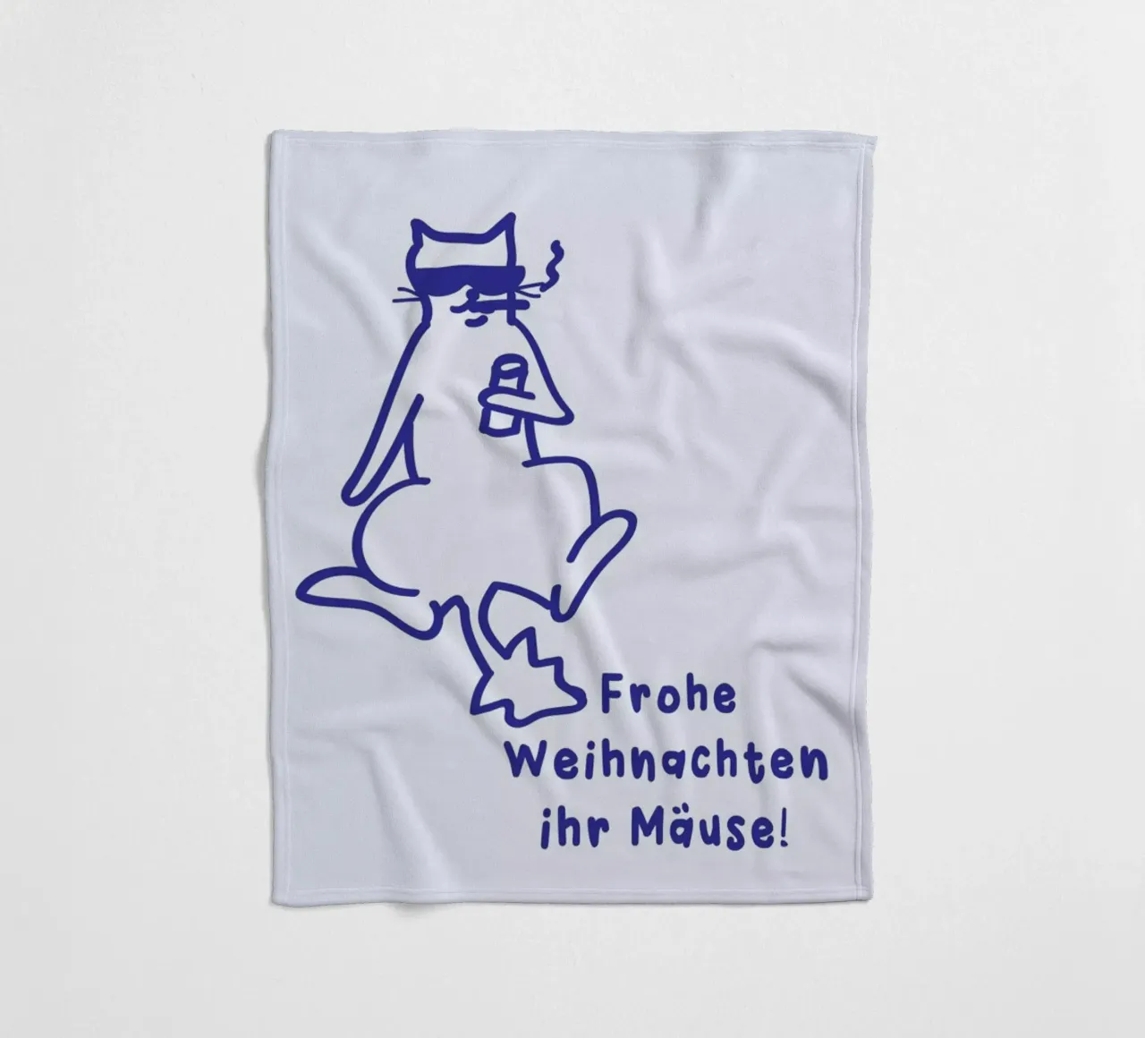 Cat Fleecedecke von XOXO Arte