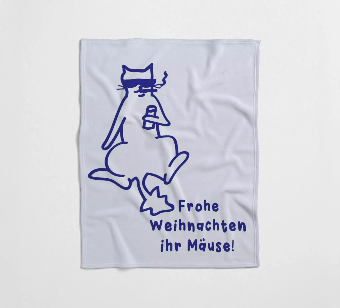 Cat Fleecedecke von XOXO Arte