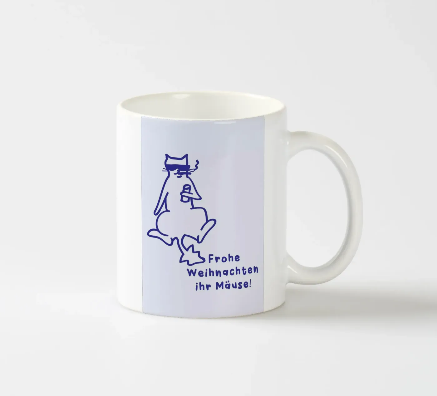 Cat ceramic mug by XOXO Arte