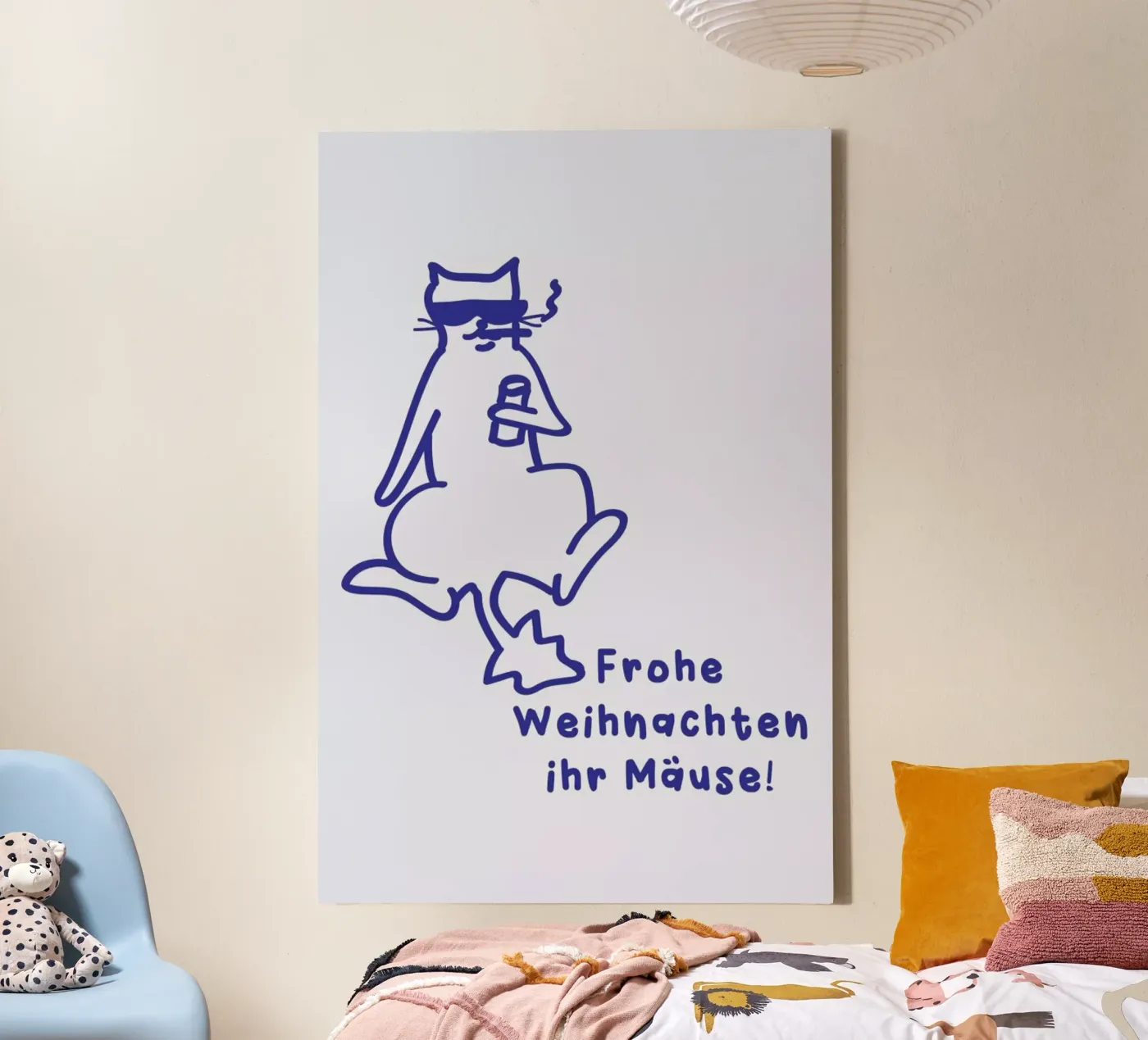 Cat canvas van XOXO Arte