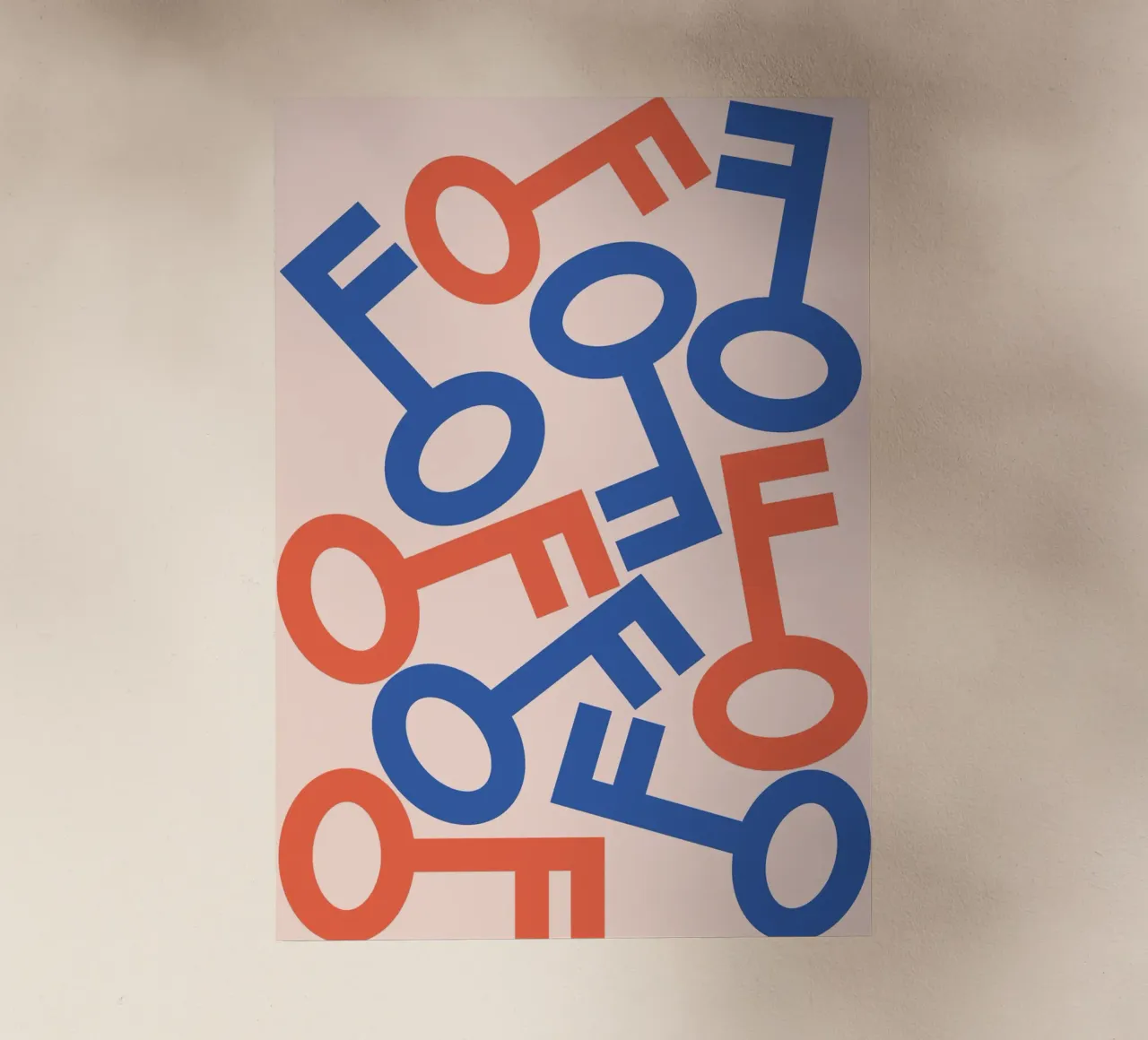 Arte della pila di chiavi pellicola backlit da galihstudio