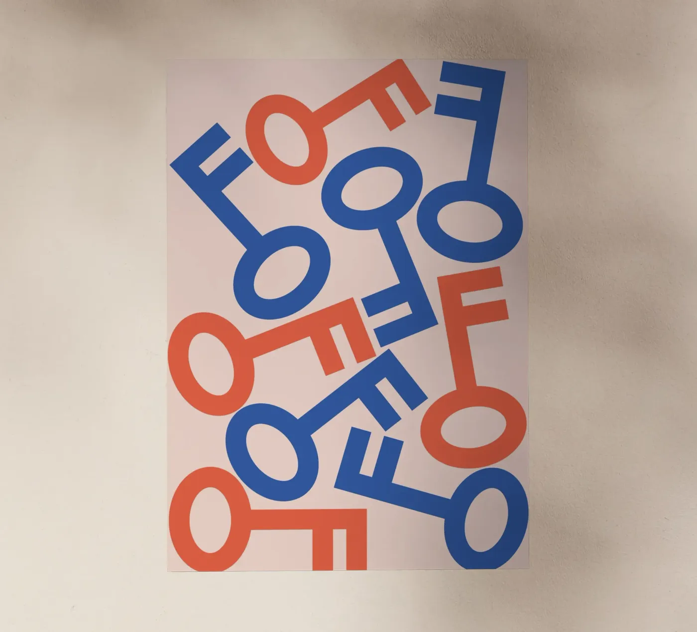 Arte della pila di chiavi pellicola backlit da galihstudio