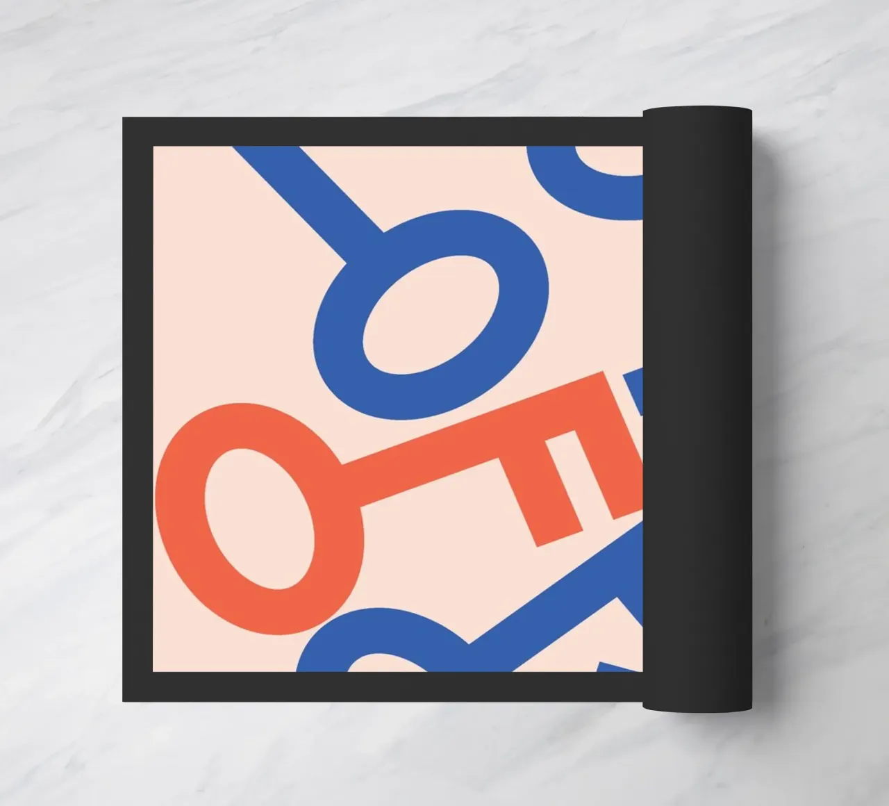 Key stack art doormat by galihstudio