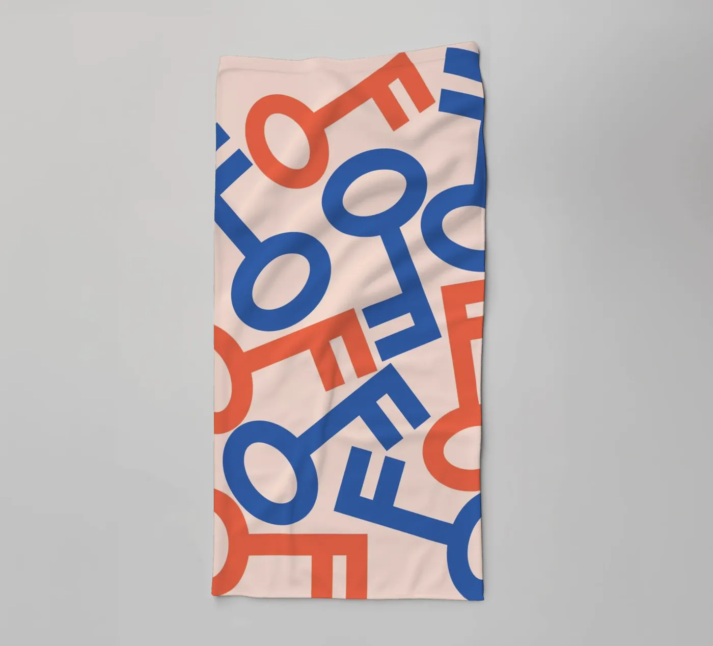 Key stack art badhanddoek van galihstudio