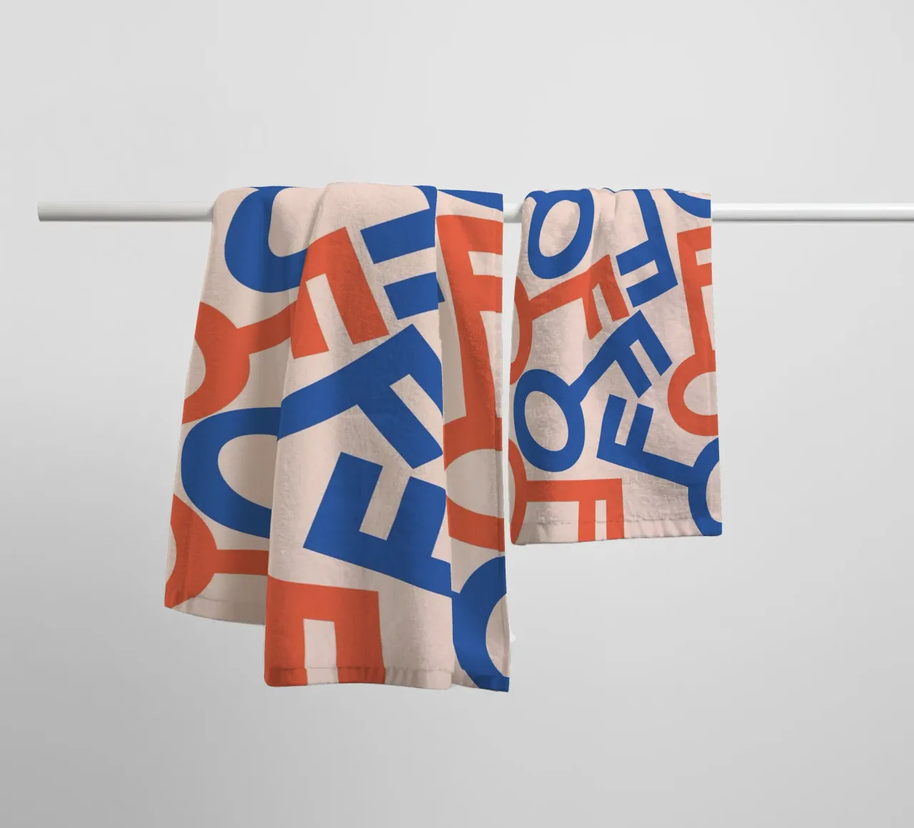 Stapelkunst badhanddoek van galihstudio