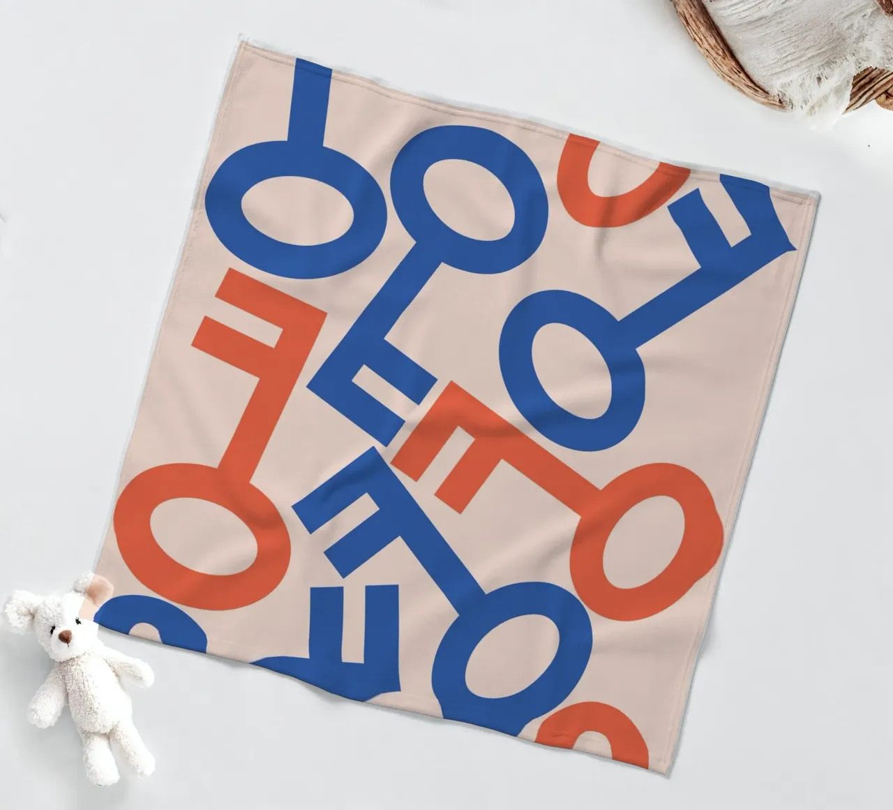 Key stack art Fleecedecke von galihstudio